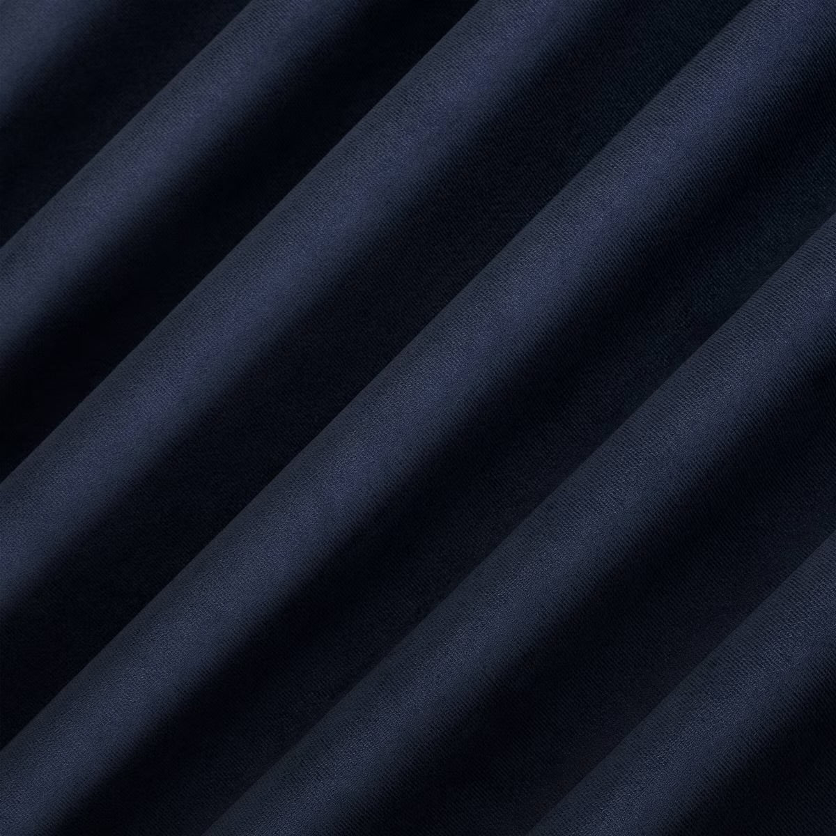 2PK 50"x84" Sun Zero 100% Blackout Velvet Noise Reducing Thermal Curtain Panel Dark Blue