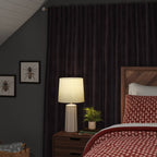 2pk 50"x63" Blackout Velvet Curtain Panels Black - Threshold