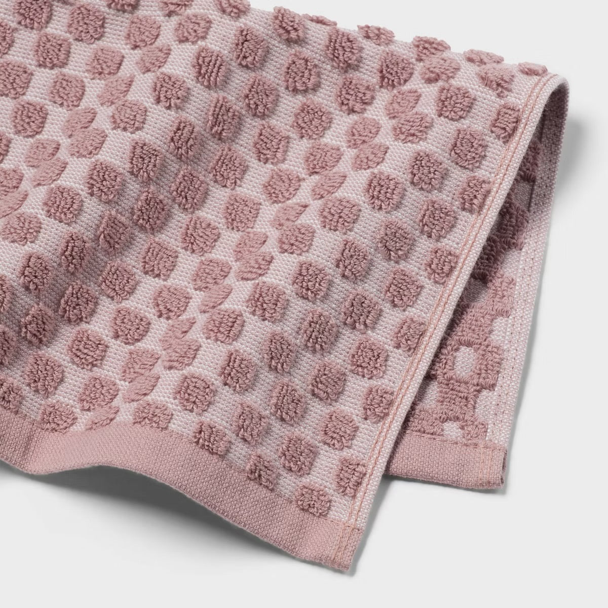 6pc Performance Plus Textured Dot Bath Towel Set Mauve - Threshold