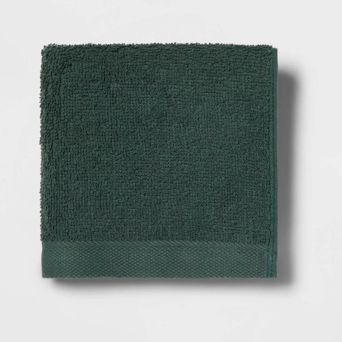 8pk Antimicrobial Washcloth Set Dark Green - Room Essentials