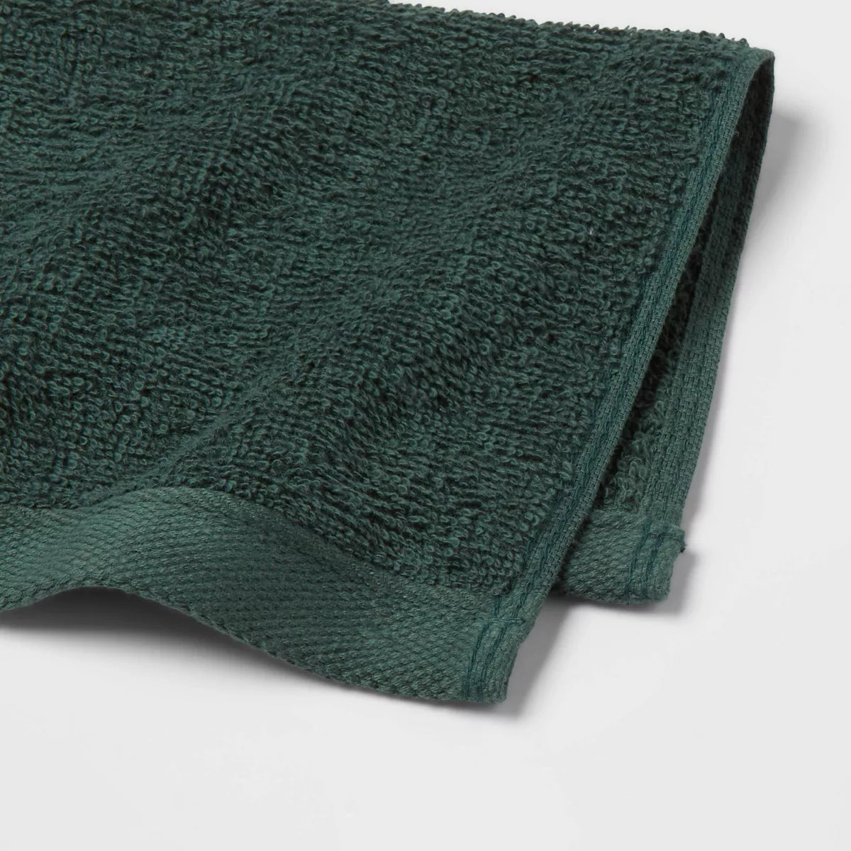 8pk Antimicrobial Washcloth Set Dark Green - Room Essentials