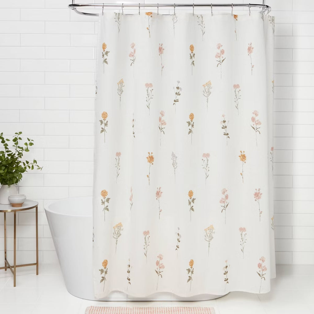 Botanical Floral Shower Curtain - Threshold