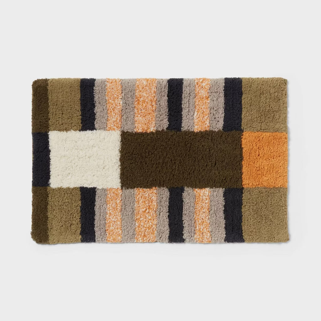 20"x30" Modern Colorblock Tufted Bath Rug - Threshold