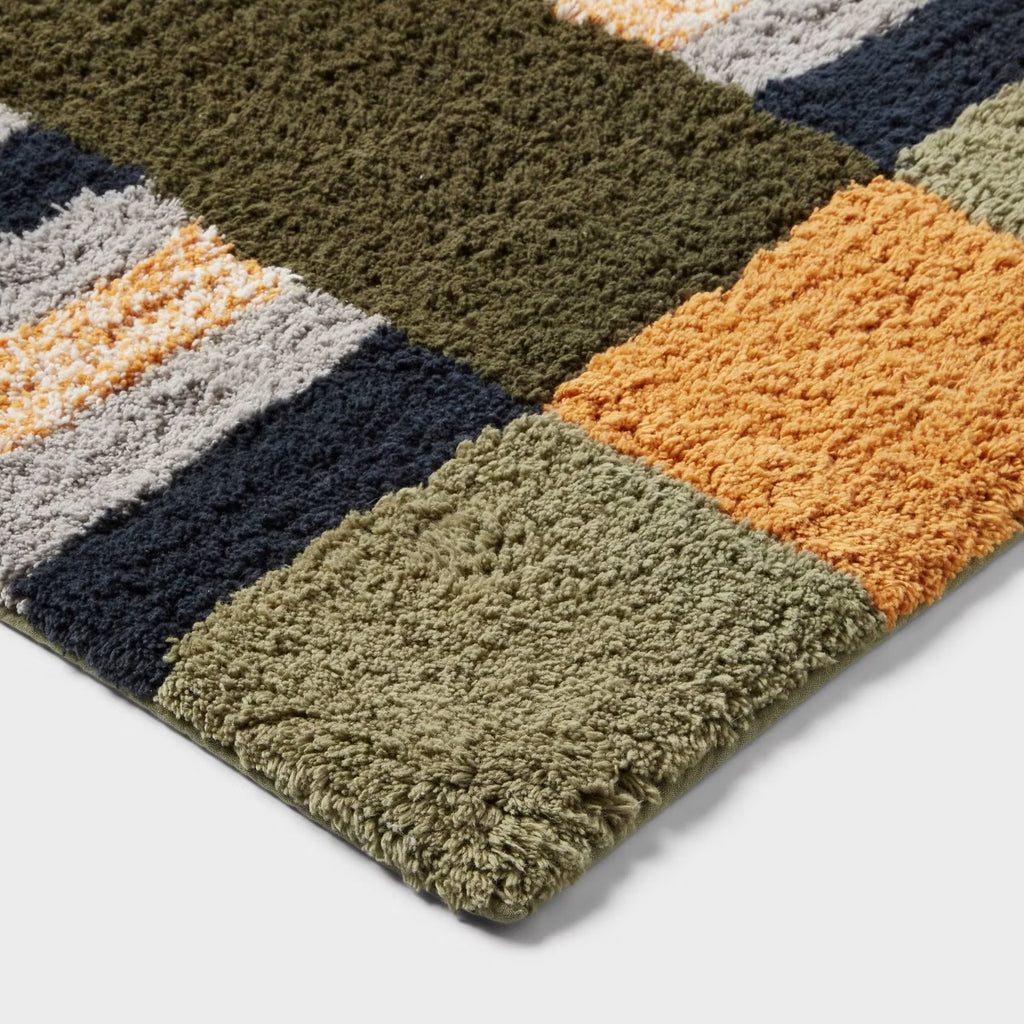 20"x30" Modern Colorblock Tufted Bath Rug - Threshold