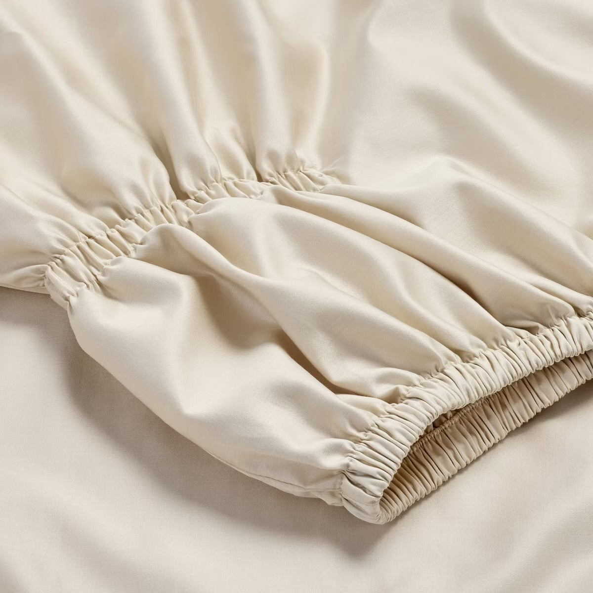 Full 600 Thread Count Sateen Sheet Set Natural - Casaluna