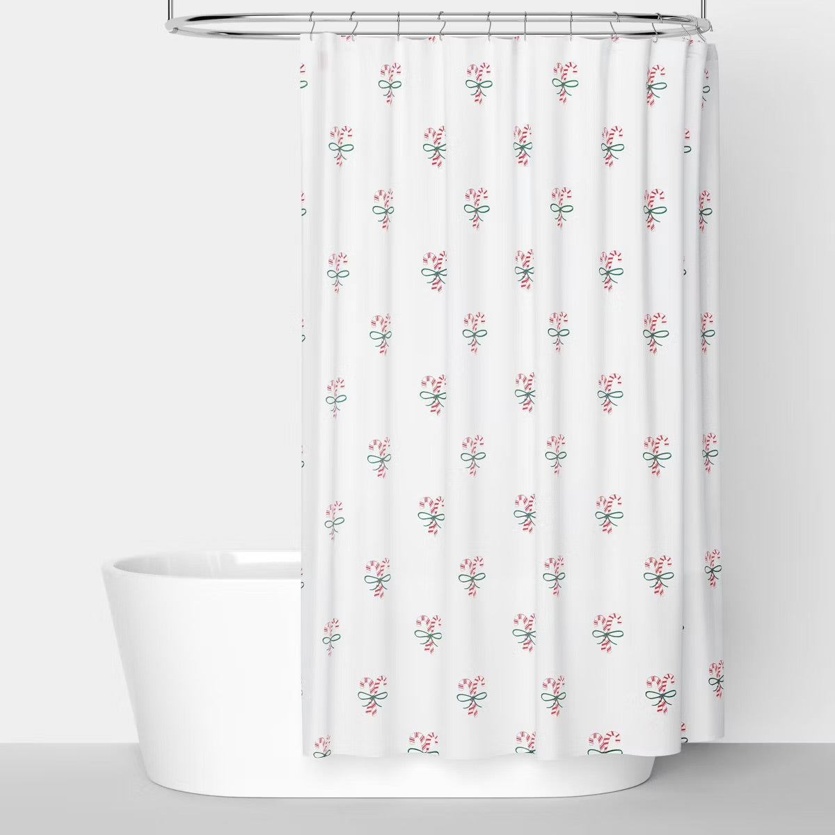 72"x72" Candy Cane Christmas Shower Curtain - Wondershop