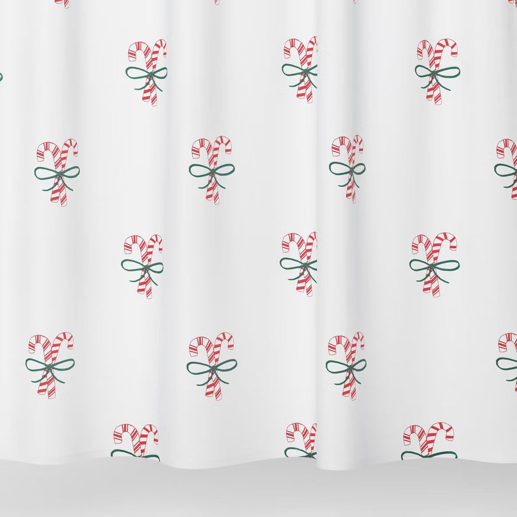 72"x72" Candy Cane Christmas Shower Curtain - Wondershop