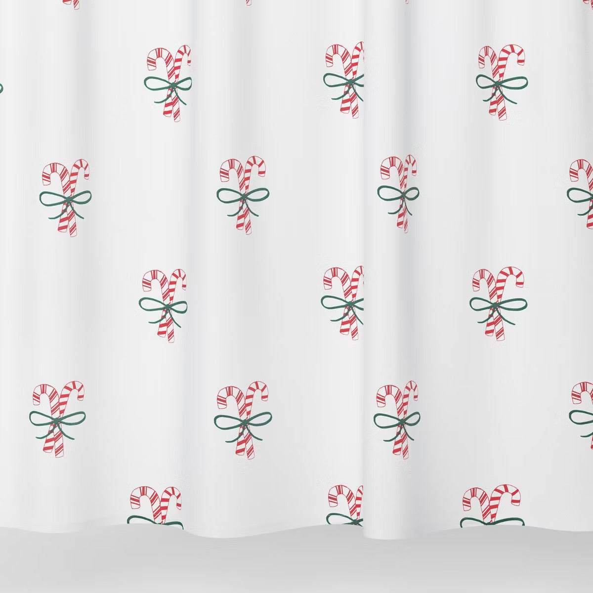 72"x72" Candy Cane Christmas Shower Curtain - Wondershop