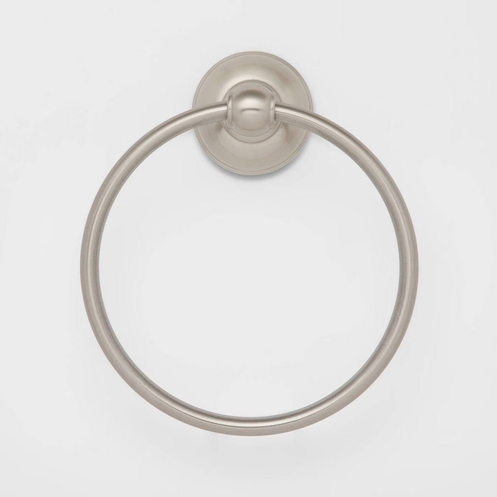 Classic Towel Ring Brushed Nickel - Threshold
