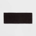 22"x60" Antimicrobial Bath Runner Washed Black - Threshold