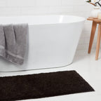 22"x60" Antimicrobial Bath Runner Washed Black - Threshold
