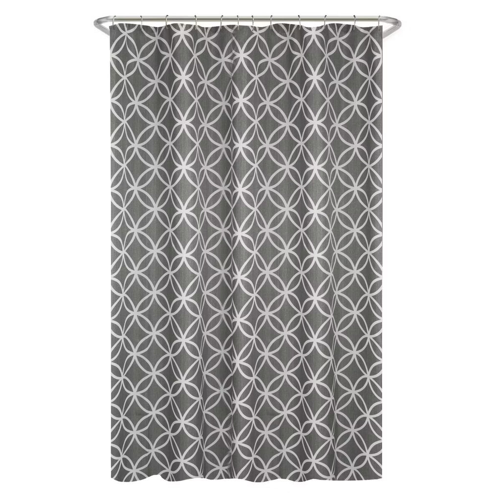 Emma Shower Curtain Gray - Zenna Home