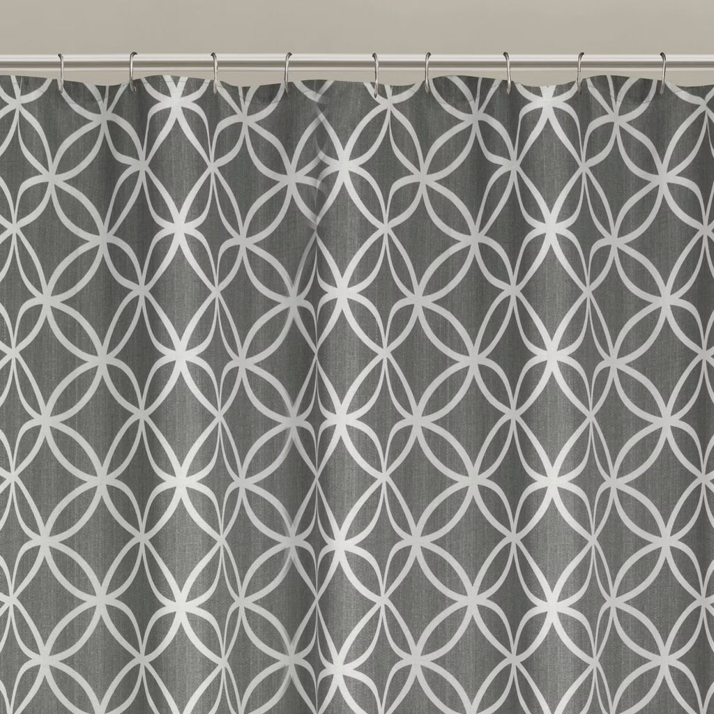 Emma Shower Curtain Gray - Zenna Home