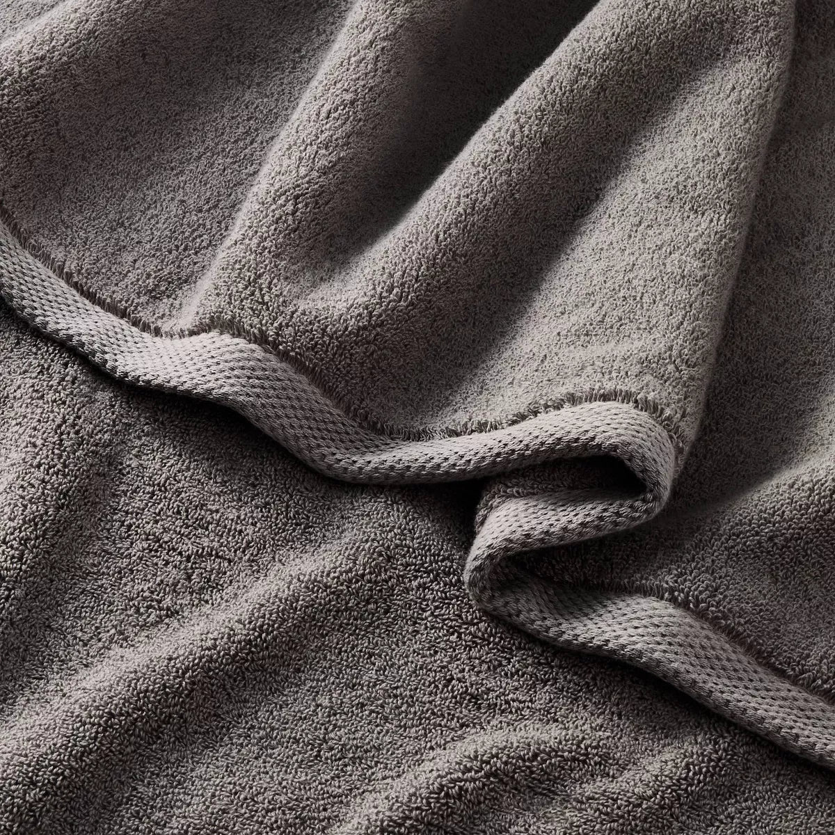 Organic Bath Sheet Dark Gray - Casaluna