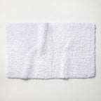 24"x40" Looped Bath Rug White - Casaluna