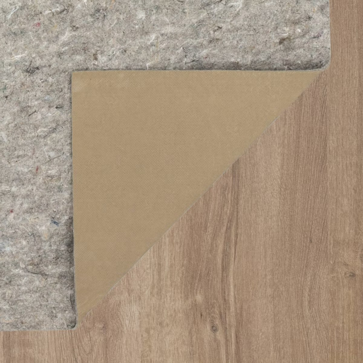 6'x9' Premium Dual Surface Rug Pad Beige - Mohawk Home: Skid-Resistant Rectangle Carpet Pad