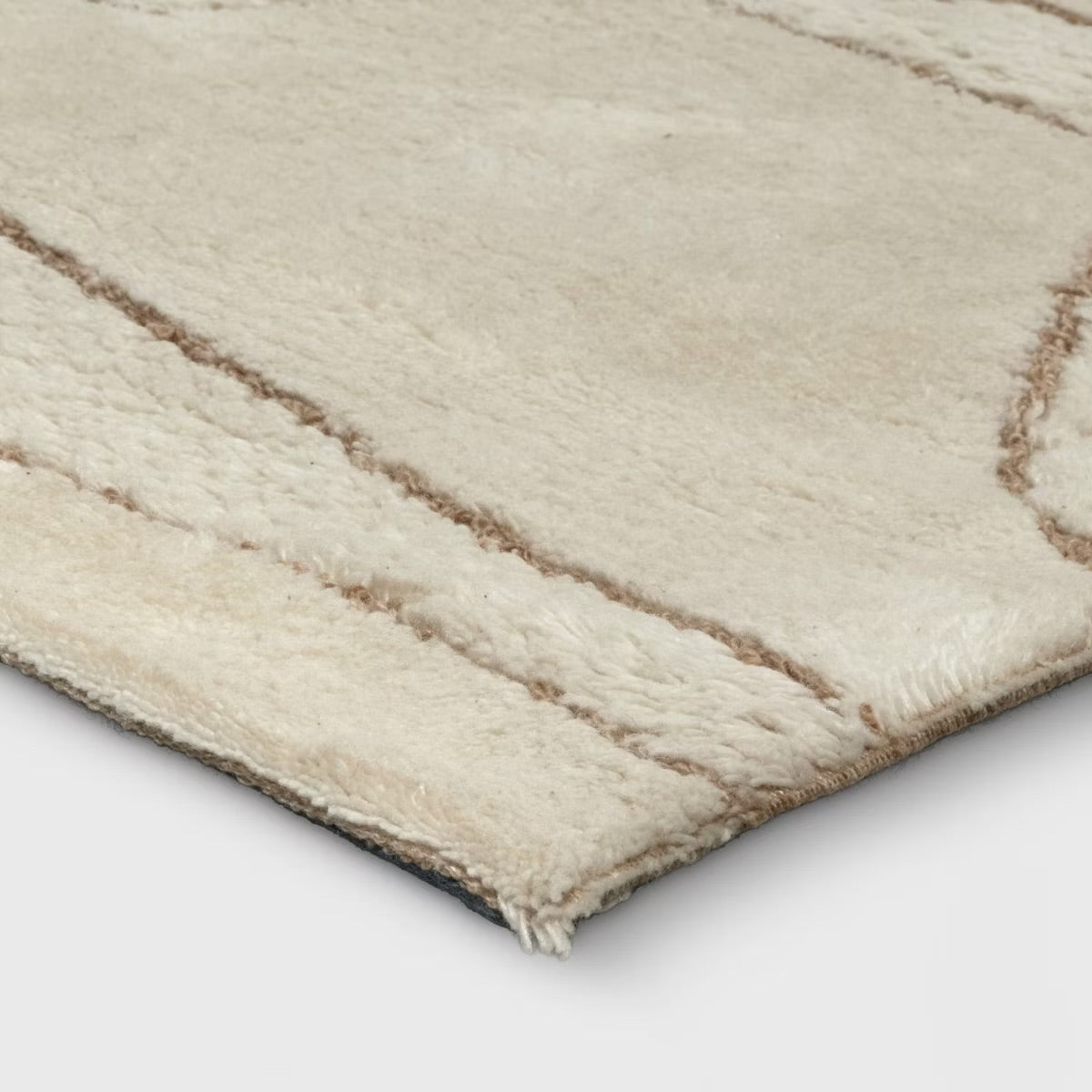 5'x7' Textured Knitted Area Rug Ivory - Threshold