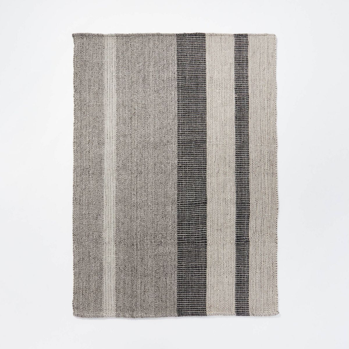 7'x10' Wellsville Handloom Flatweave Stripe Rug Gray - Threshold designed with Studio McGee