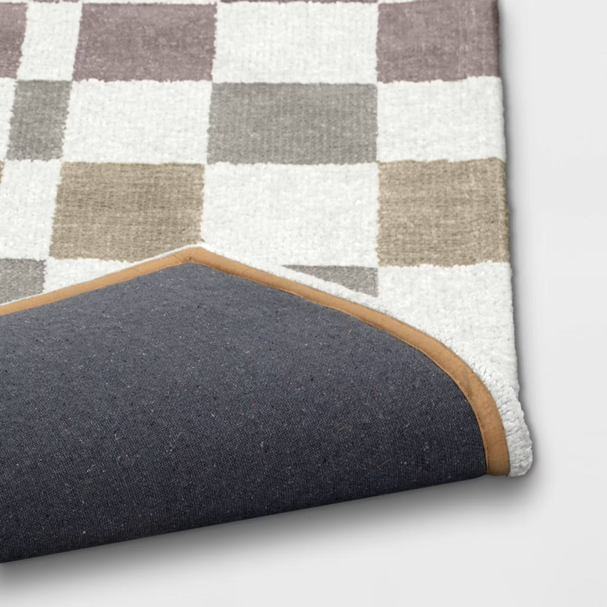 5'x7' Checkered Woven Flatweave Area Rug White - Threshold