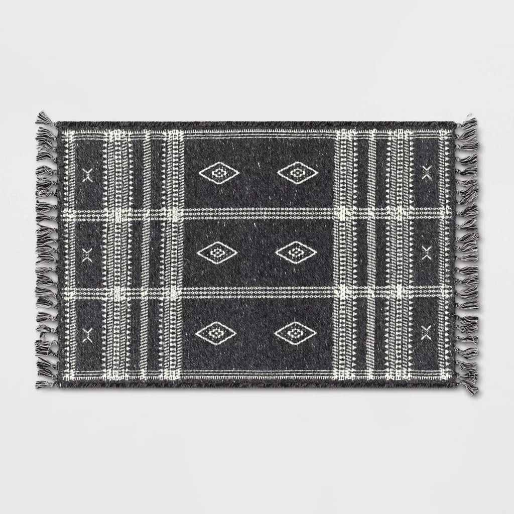 2'3"x3'9" Washable Southwest Plaid Accent Rug - Threshold