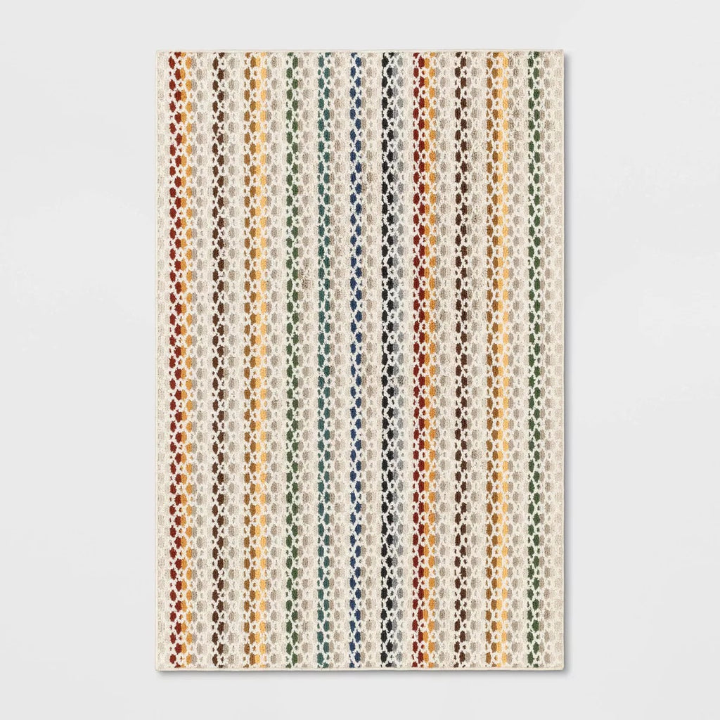 2'5 x 3'8 Striped Rug