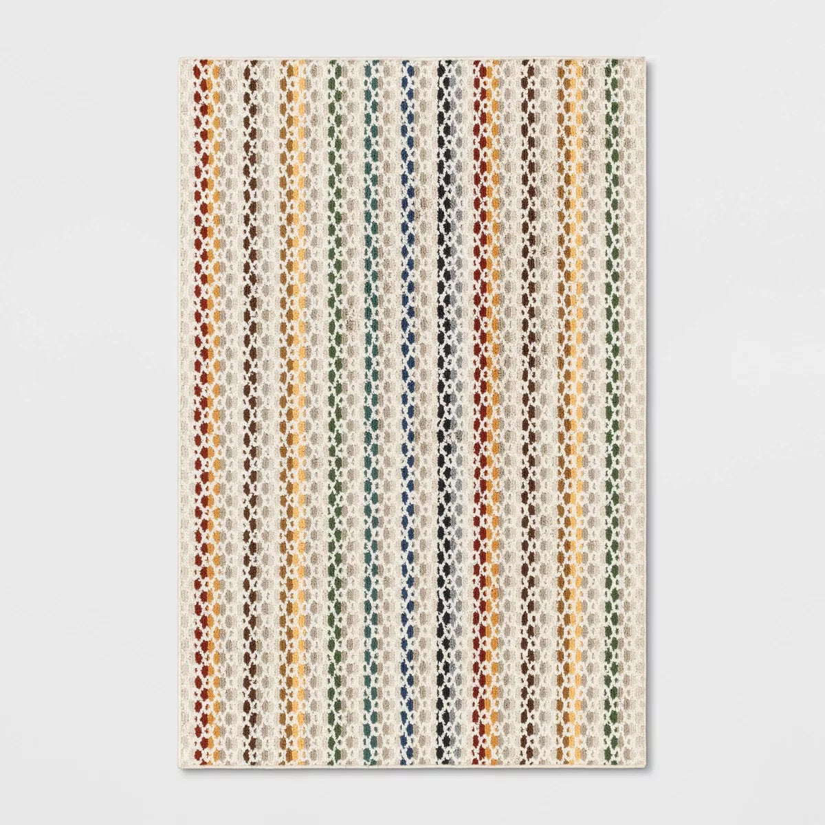 2'5 x 3'8 Striped Rug