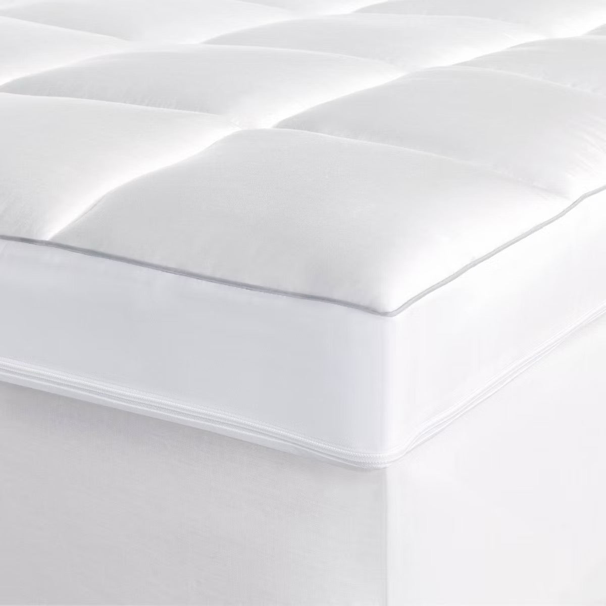 Queen Premium Cooling 4" Dual Layer Memory Foam Mattress Topper - Casaluna