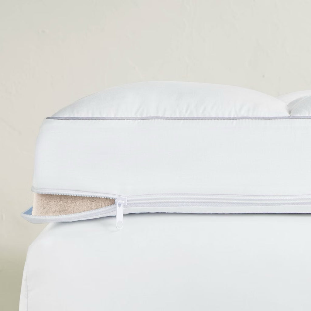 Queen Premium Cooling 4" Dual Layer Memory Foam Mattress Topper - Casaluna