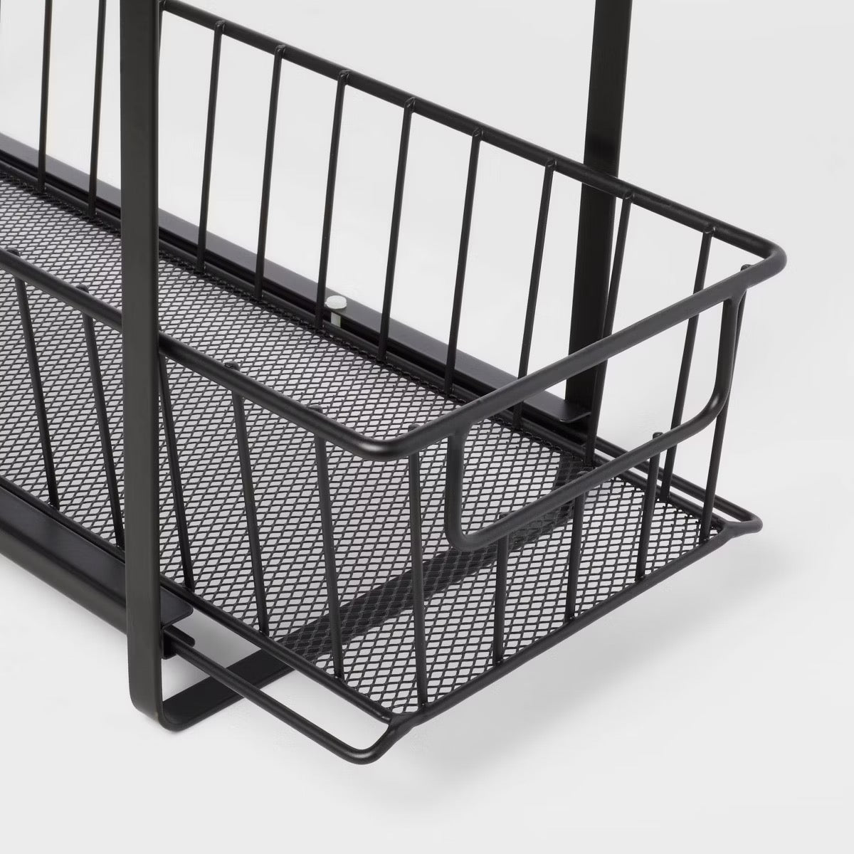 Two Tiered Slide Out Organizer Black - Brightroom