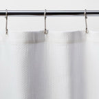 Diamond Matelesse Shower Curtain White - Threshold