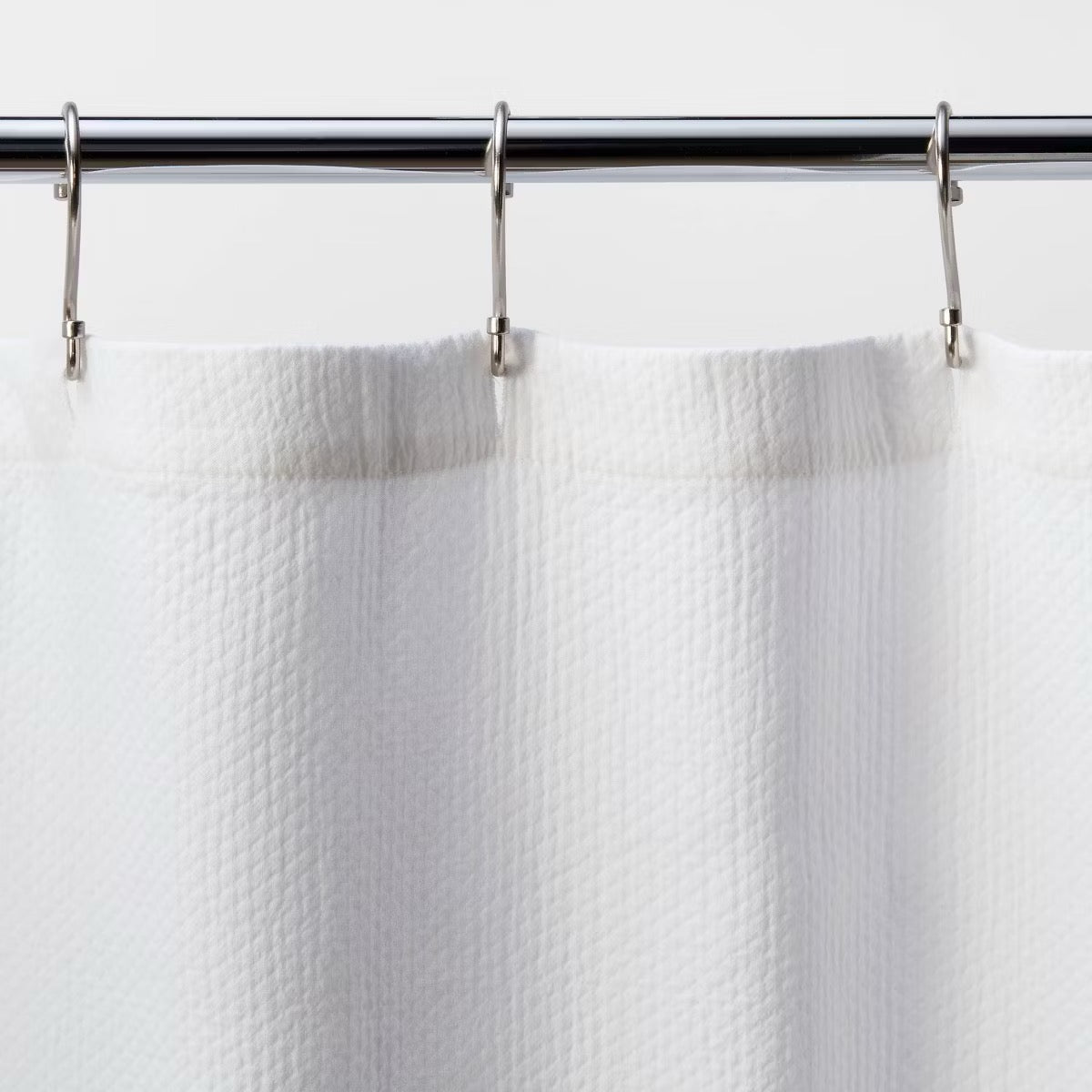 Diamond Matelesse Shower Curtain White - Threshold