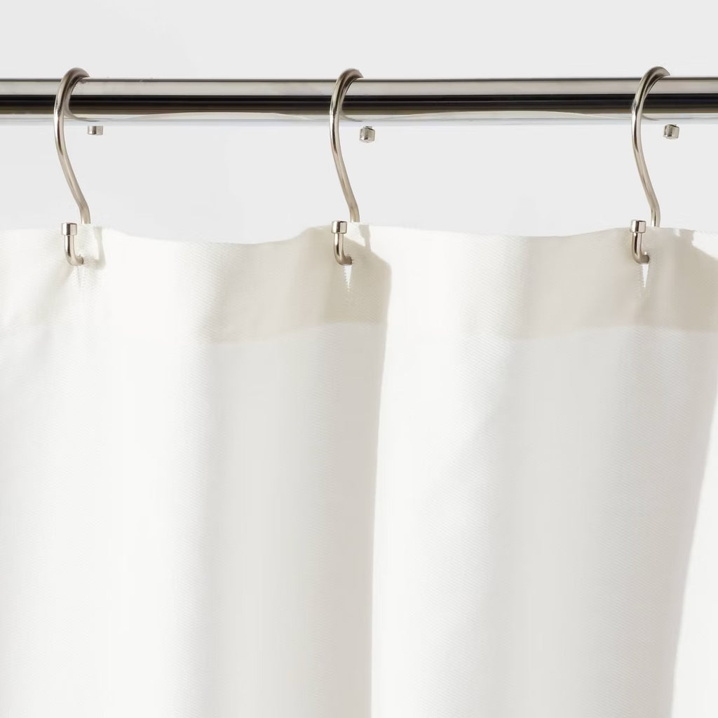 Leopard Glam Shower Curtain Ombre Gray - Threshold