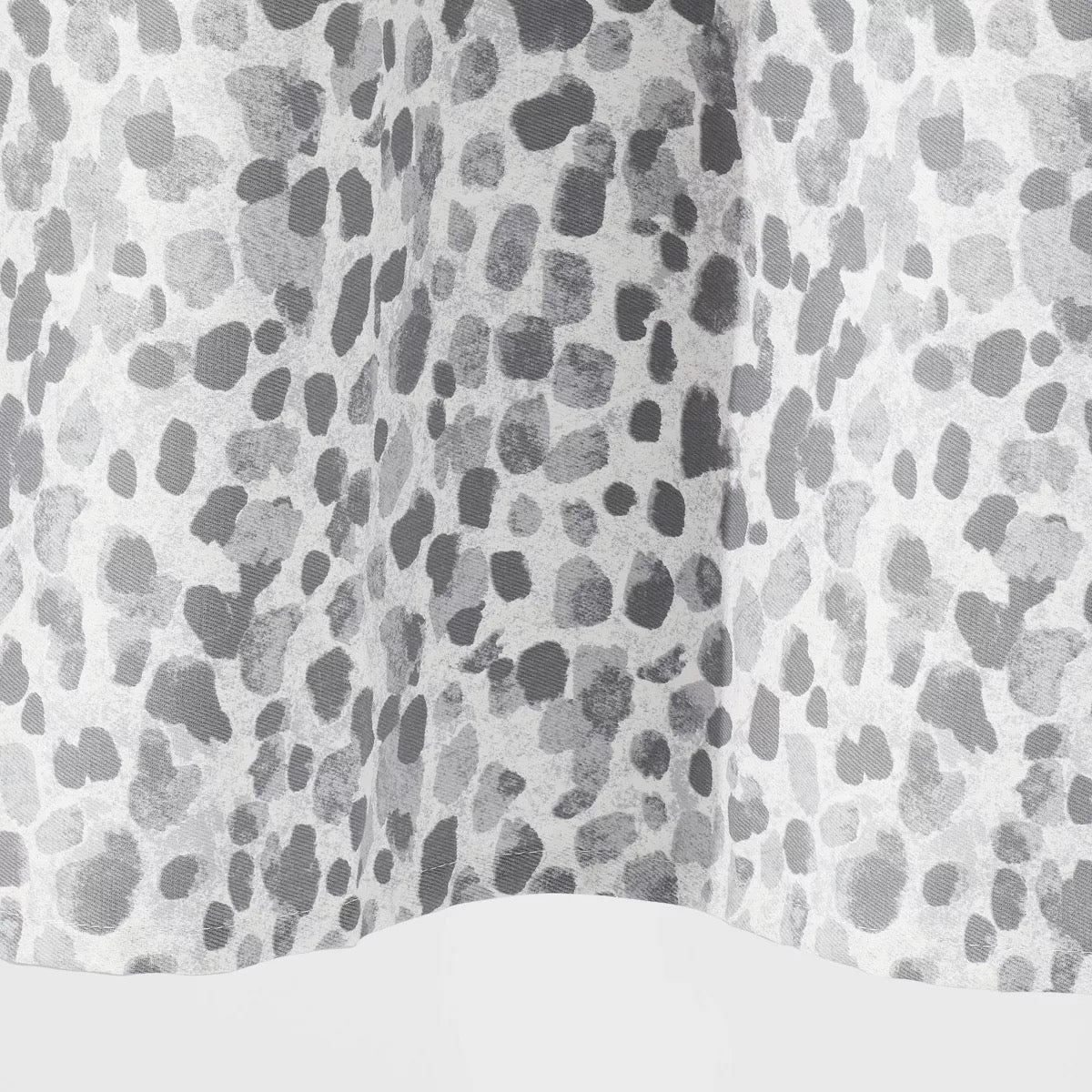 Leopard Glam Shower Curtain Ombre Gray - Threshold