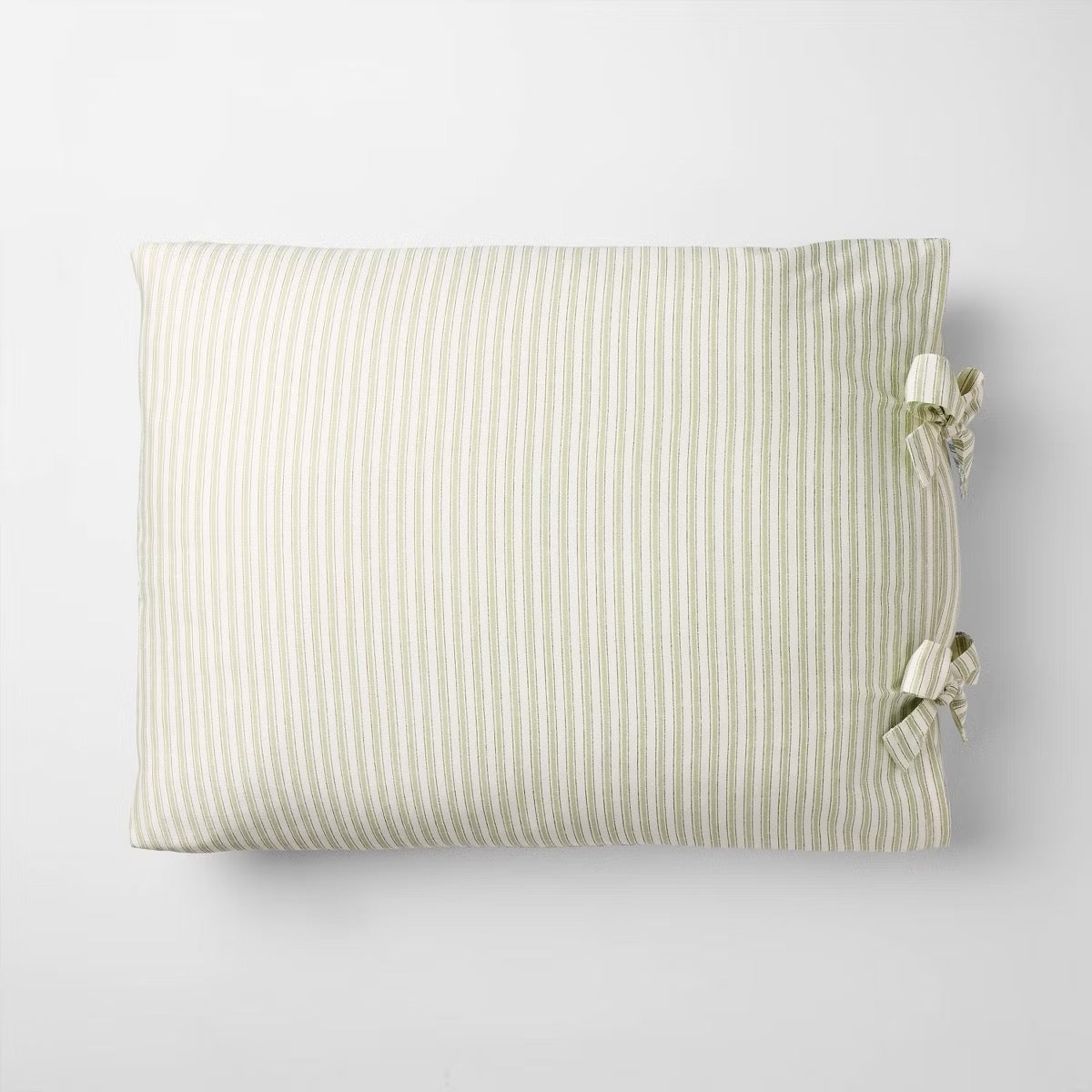 2pc Twin/Twin Extra Long Reversible Floral and Stripe Comforter Set Pink/Green - Threshold designed with Studio McGee