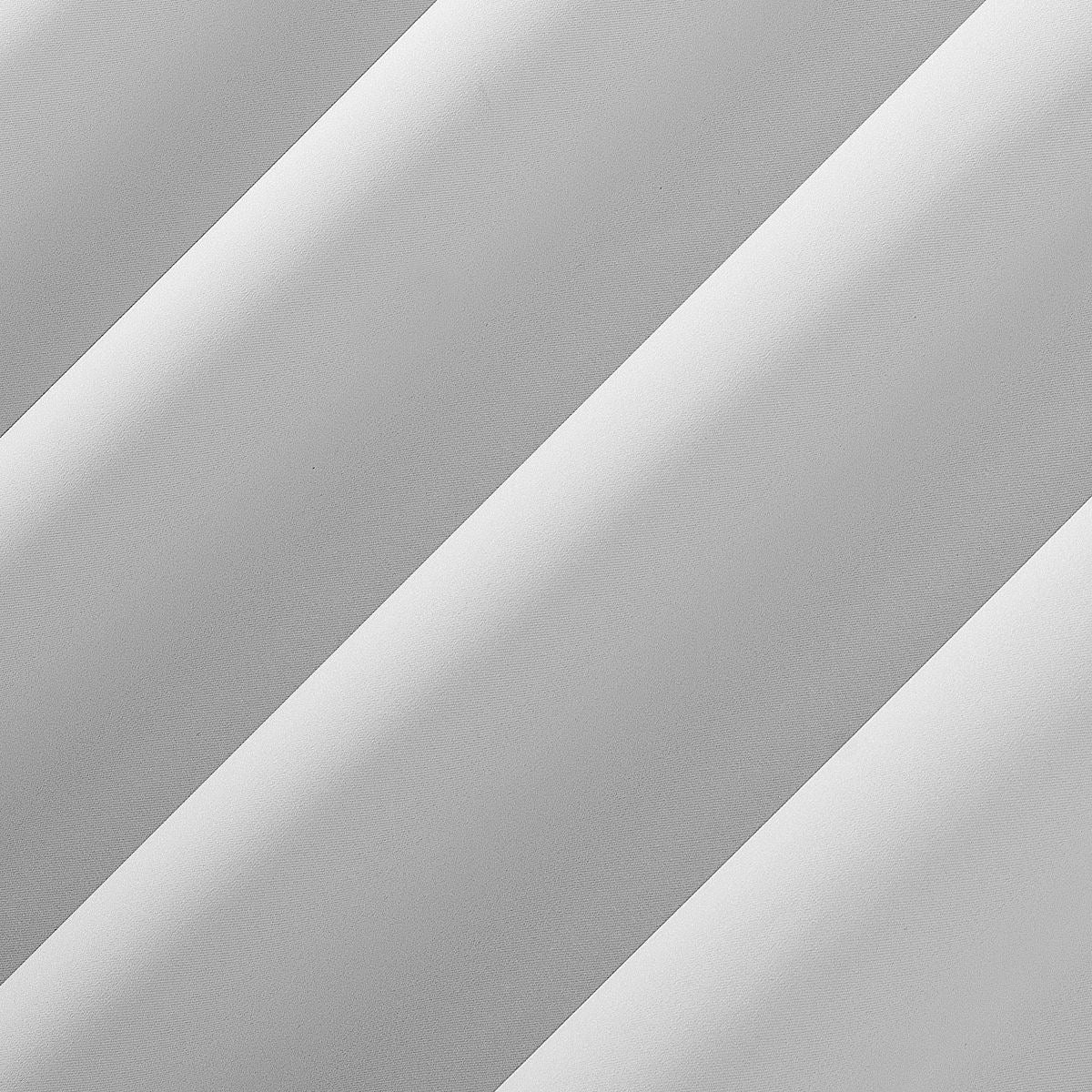 Set of 2 - 52"x63" Sun Zero Blackout Oslo Theater Grade Rod Pocket Curtain Panel White