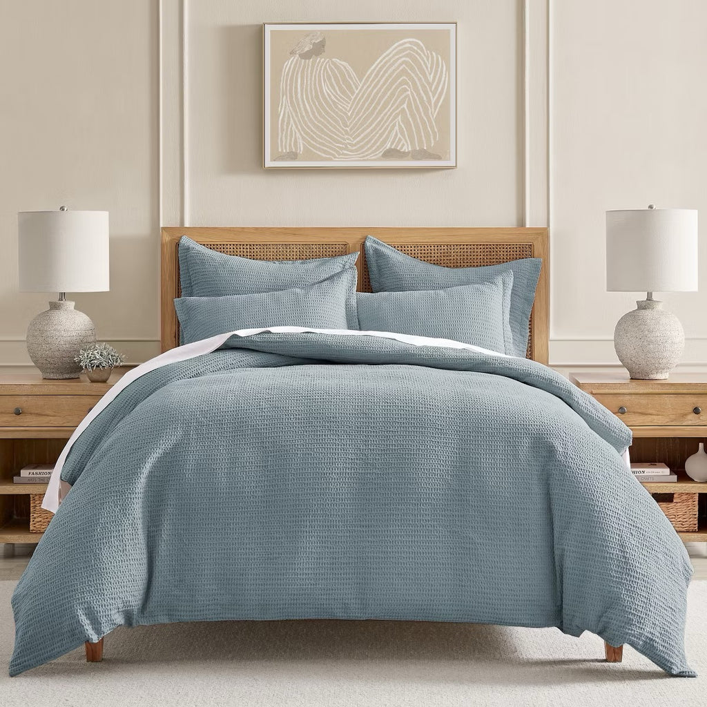 Twin Cloud Waffle Duvet Set - Levtex Home