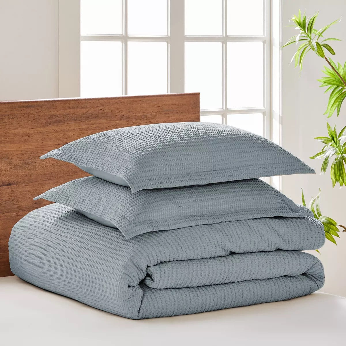 Twin Cloud Waffle Duvet Set - Levtex Home