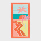 Scenic Palm Tree Beach Towel - Sun Squad