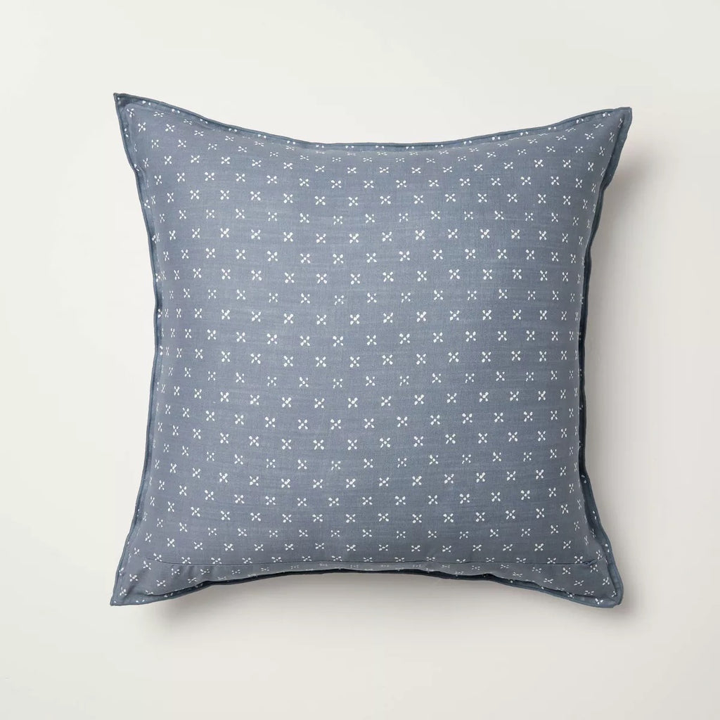 26"x26" Block Pattern Euro Square Throw Pillow - Hearth & Hand™ with Magnolia