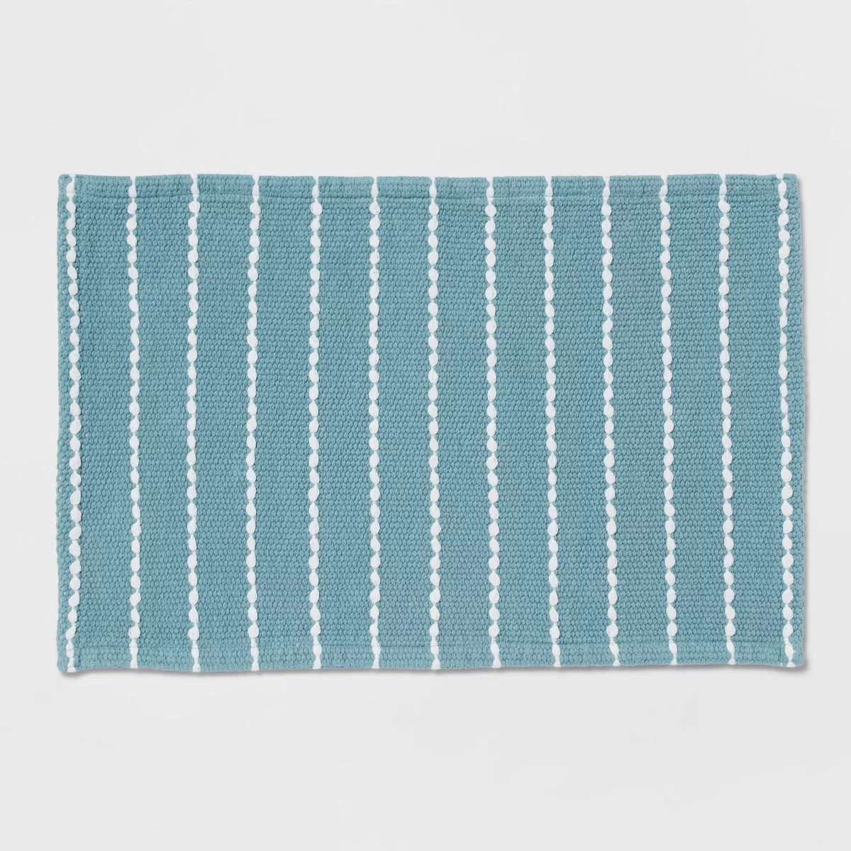 20"x30" Performance Plus Bath Rug Striped Aqua - Threshold