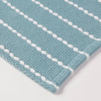 20"x30" Performance Plus Bath Rug Striped Aqua - Threshold