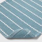 20"x30" Performance Plus Bath Rug Striped Aqua - Threshold
