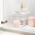 *Large Stackable Steel Slide Out Drawer White - Brightroom