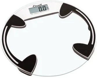 Escali Glass Precision Bathroom Scale Clear/Round