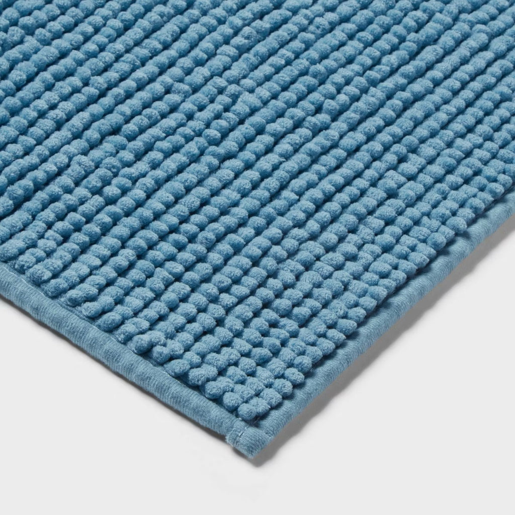 20"x58" Everyday Chenille Bath Rug Baby Blue  - Room Essentials