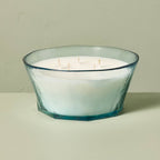5-Wick Textured Glass Sun and Citron Jar Candle 32oz Blue - Hearth & Hand with Magnolia