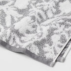 Performance Plus Bath Towel Gray Floral - Threshold