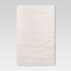 4'x5'6" Plush Shag Rug Cream - Room Essentials