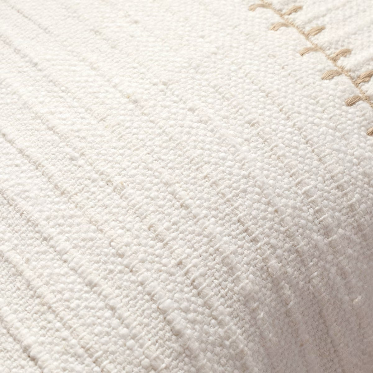18"x18" Textured Stitch Stripe Square Throw Pillow