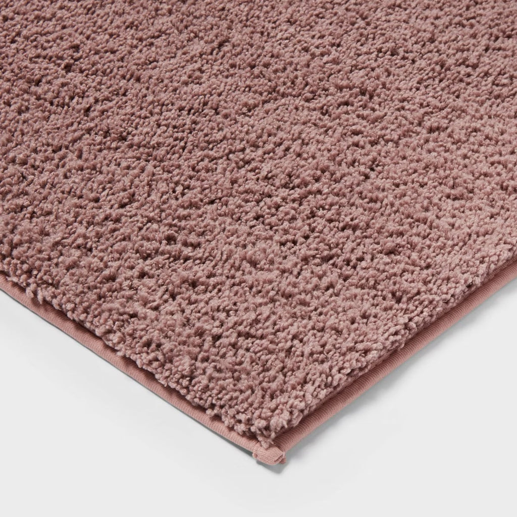 20"x34" Performance Plus Plush Non Skid Bath Rug Mauve - Threshold